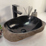 Каменная раковина из речного камня RS-05287 (45*34*15) 0861 из натурального камня