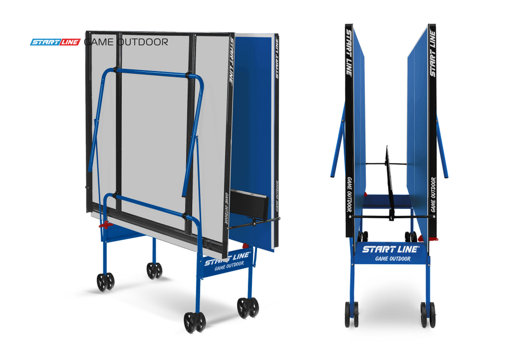 Стол теннисный Game Всепогодный с сеткой Синий