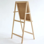 Мольберт односторонний напольный деревянный Хлопушка классическая, рабочая поверхность 600x580 мм