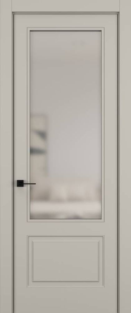 Дверь 021V HARMONY Матовый Серый шелк