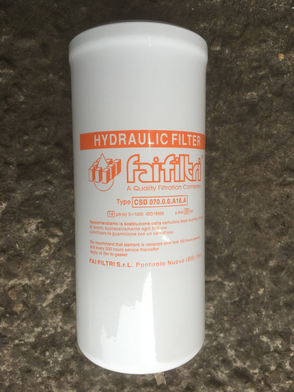 Фильтр гидравлический FaiFiltri CSD07000A16A