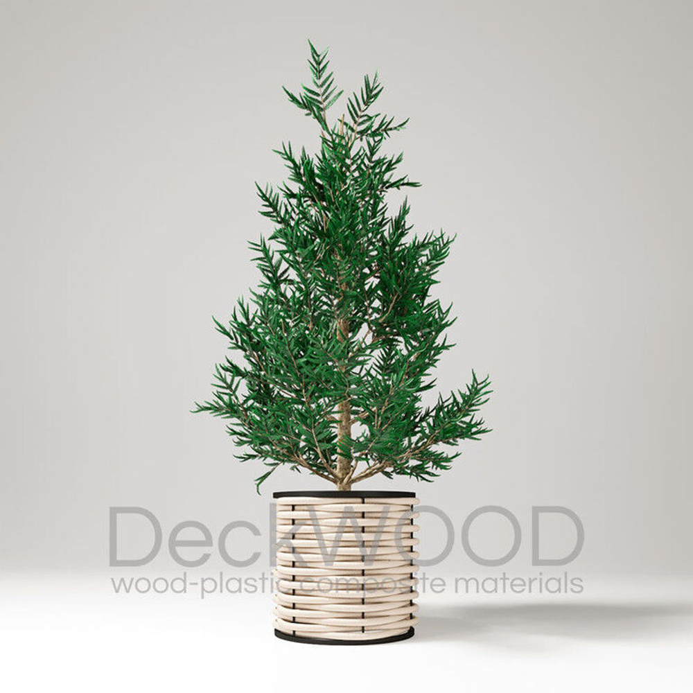 Вазон низкий 500х380 DeckWOOD