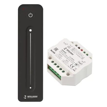 INTELLIGENT ARLIGHT Диммер SMART-SET-TRIAC-601-72-DIM-PD-IN Black (230V, 1x1.5A, ПДУ LINE, TY, 2.4G) (IARL, IP20 Пластик, 5 лет) 039331