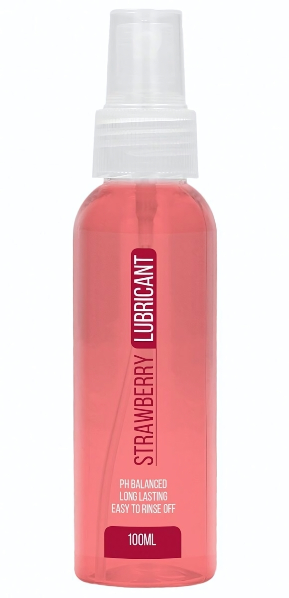 Лубрикант на водной основе с ароматом клубники Strawberry Lubricant - 100 мл.