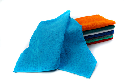 Полотенце махровое Бухара 380г/м2 ярко голубой