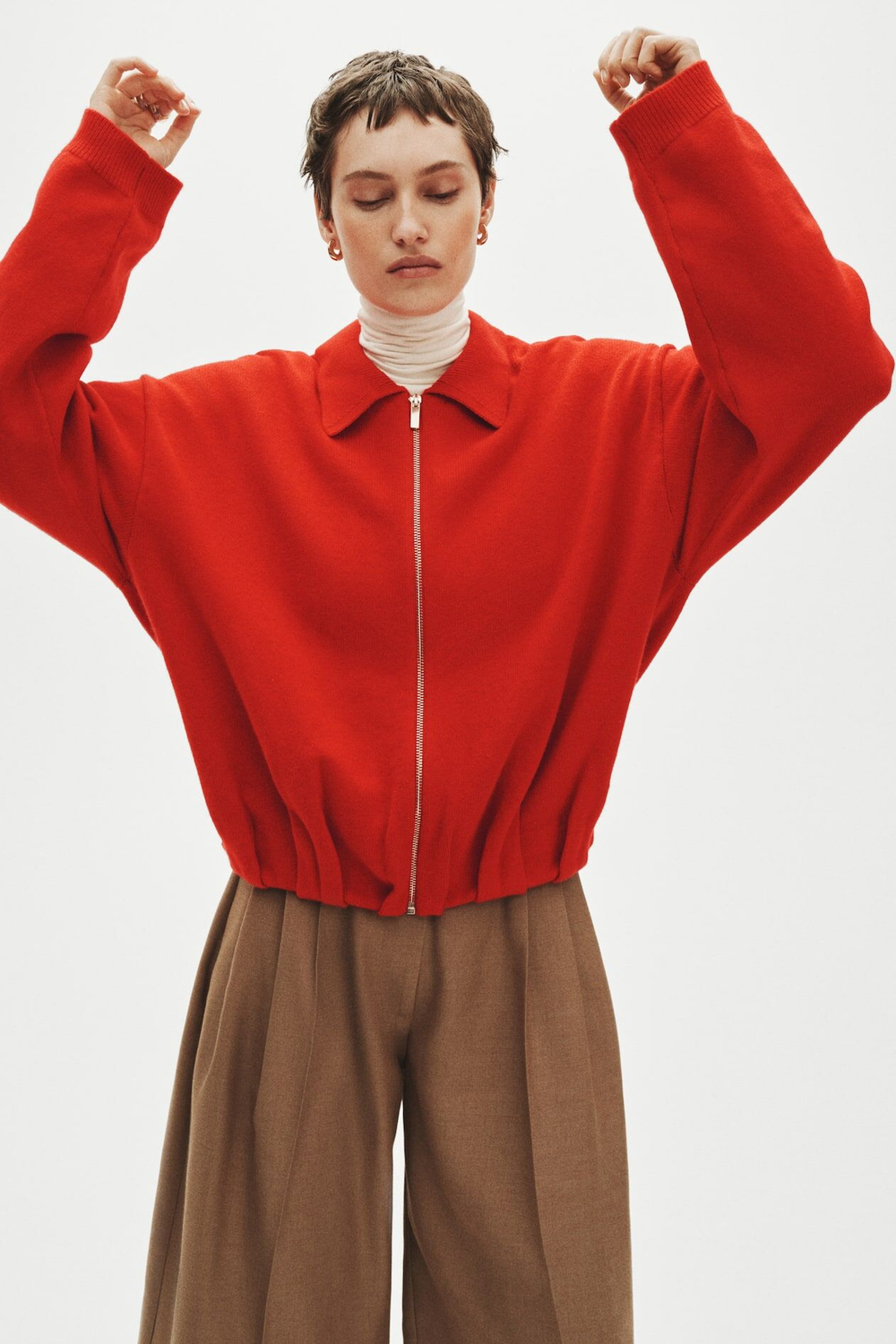 Оверсайз-кардиган на молнии - H&M