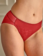 Кружевные трусики-слипы Magic Band (Размер: S) (Цвет: красный)