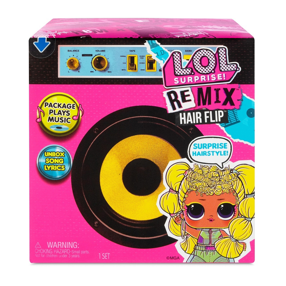 Игровой набор с куклой L.O.L. Surprise Remix Hair Flip Original