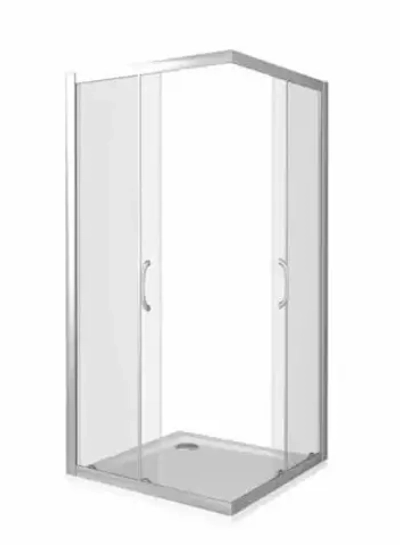 Душевой уголок Bas Latte CR-100-C-WE 100*100*185 без поддона