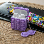 Силиконовый чехол для AirPods Pop it, 012635 Синий