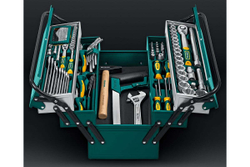 KRAFTOOL  GRAND-131, 131 предм., (1/2"+1/4"), Универсальный набор инструмента (27978-H131)