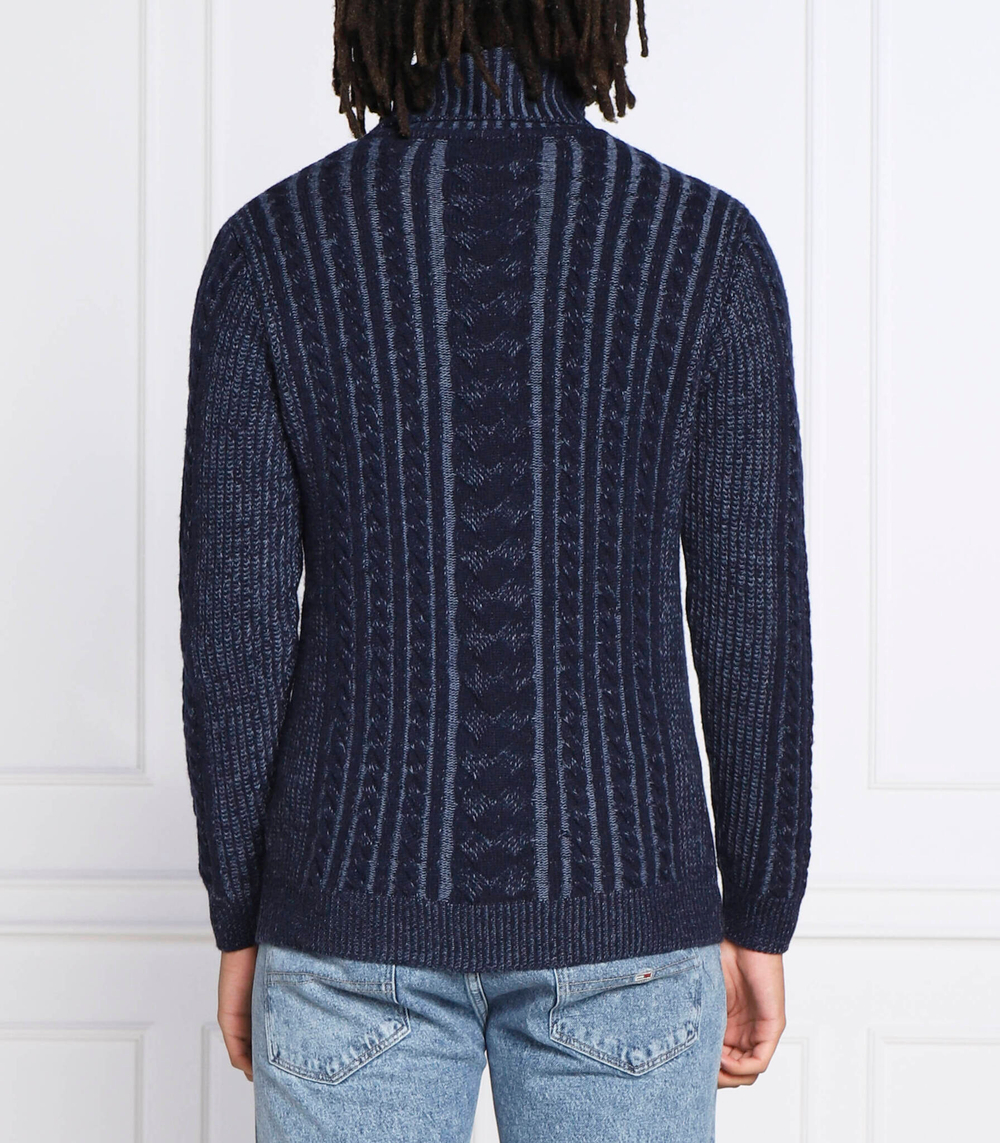 гольф bicolor cable GUESS - темно-синий(M2BR22 Z31D0)