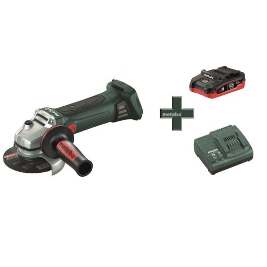 Аккумуляторная болгарка "METABO" W 18 LTX 125