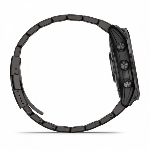 Умные часы Garmin Fenix 7X Pro Sapphire Solar Edition Титановый угольно-серый корпус с DLC-покрытием и титановым браслетом