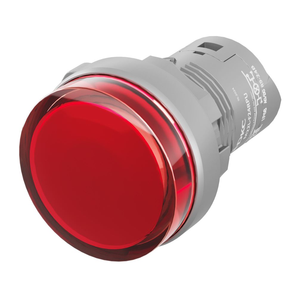 Сигнальный индикатор со встроенным диодом 24В, красный, зажим Push-In
