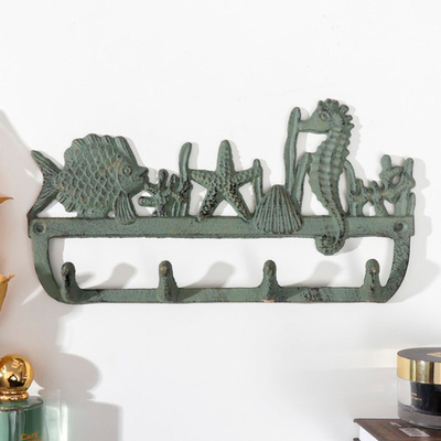 Крючки декор "Подводный мир! зеленая патина 15*29*3см 9060533