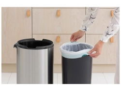 Brabantia Корзина для мусора Touch 30 л бежевая