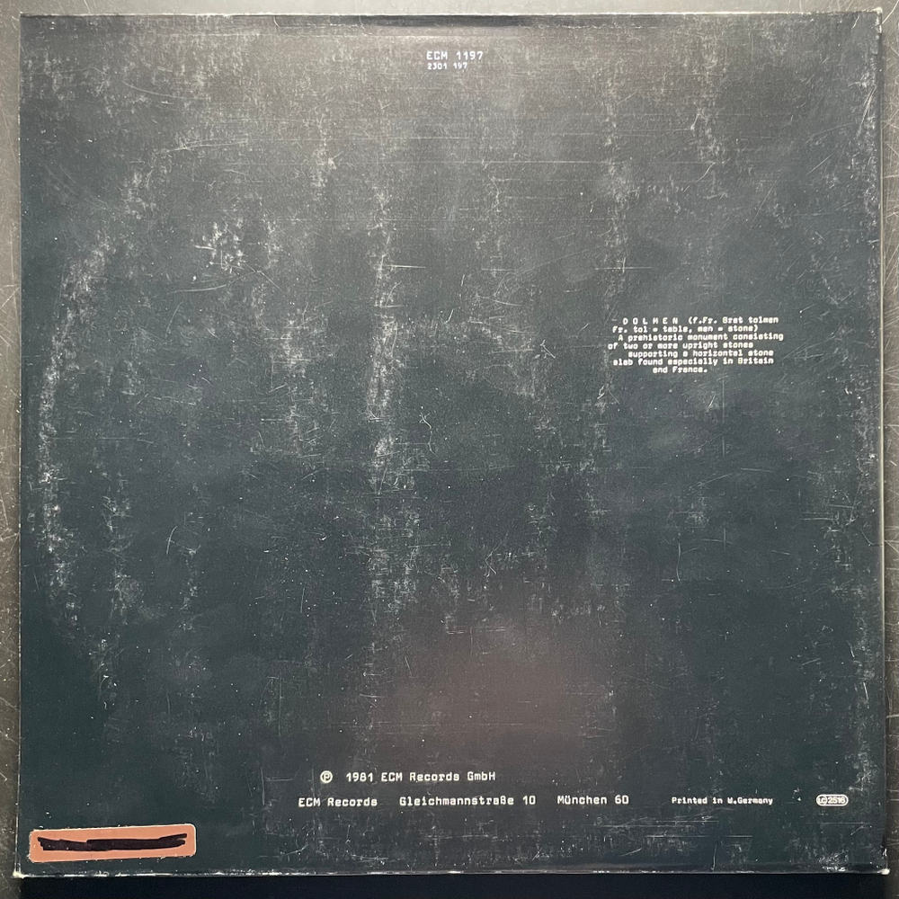 Meredith Monk ‎– Dolmen Music (Германия 1981г.) ECM