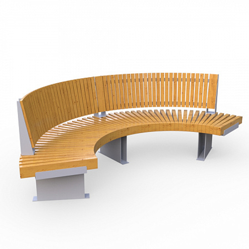 Скамейка Rail Road 03 внутренний радиус