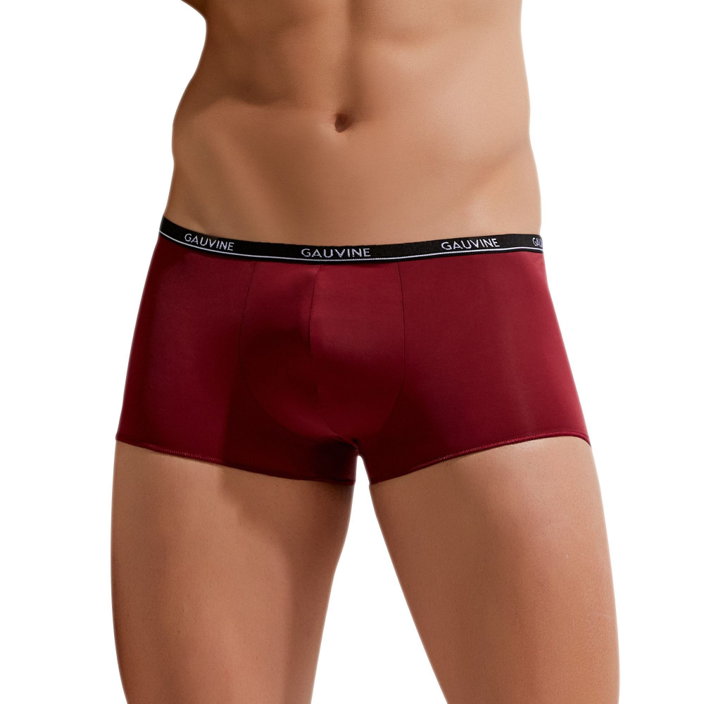 Мужские трусы-боксеры с тонкой брендированной резинкой Second Skin Trunk (Размер: M) (Цвет: темно-синий)