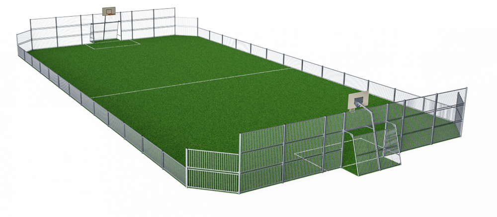 Площадка MUGA, 15x29 м