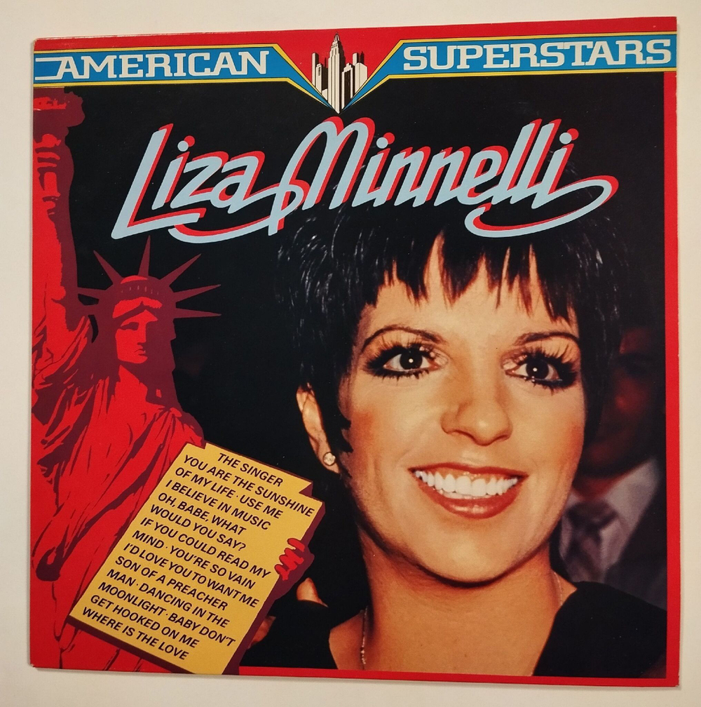 Винтажная виниловая пластинка LP Liza Minnelli American Superstars (Germany 1982)