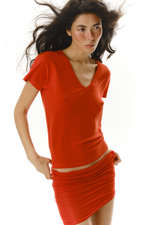 CASHMERE BLOUSE 02 CARROT