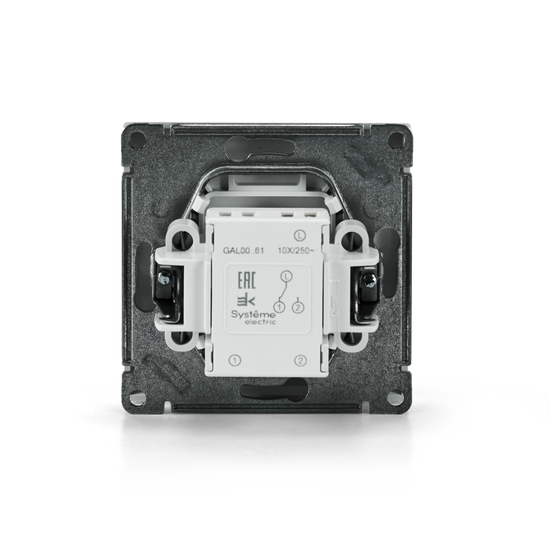 Переключатель 1-кл. ArtGallery (сх. 6) 10AX механизм бел. SE GAL000161