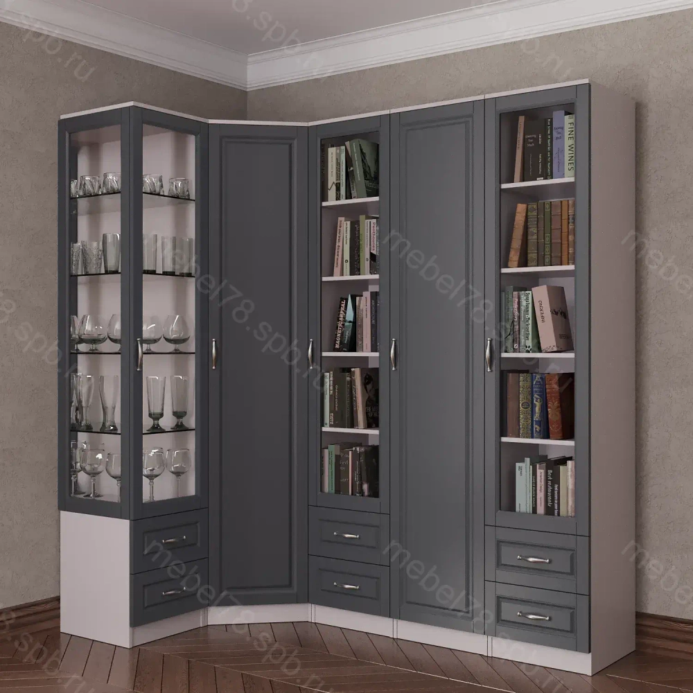 Шкаф угловой №16 (мадес)