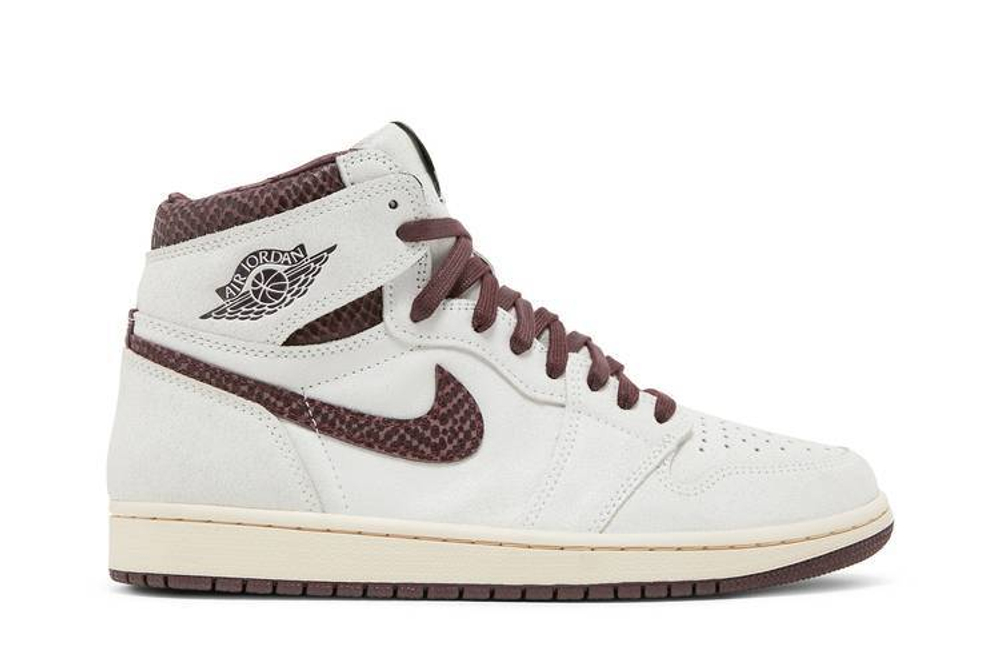 Кроссовки A Ma Manire X Jordan Air Jordan 1 Retro High Og Sp "Sail And Burgundy"