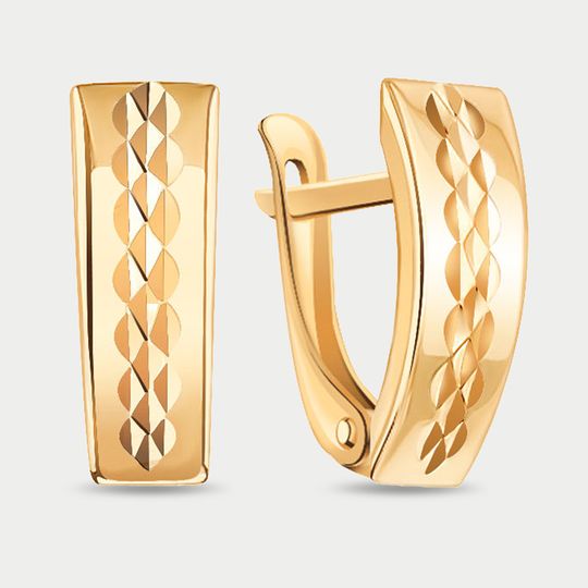 Серьги золотые