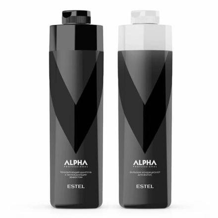 Набор для волос мужской Estel Alpha Homme Pro (Шампунь 1000 мл + бальзам 1000 мл)