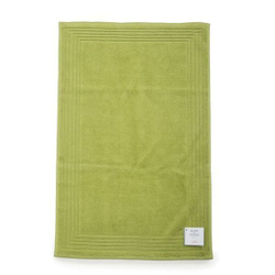 Коврик для ванной 50х90 Blanc des Vosges Mat Uni Lichen зеленый Франция