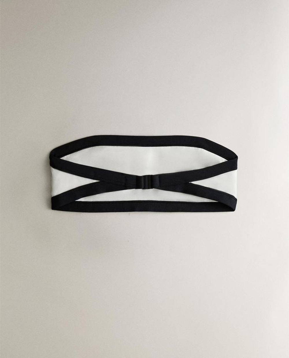 ZARA HOME БИКИНИ ТОП В КОНТРАСТНУЮ ПОЛОСКУ, ЭКРЮ