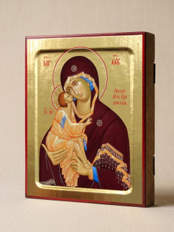 Икона Пресвятой Богородицы, Донская на дереве: 125 х 160 (Синопсисъ)