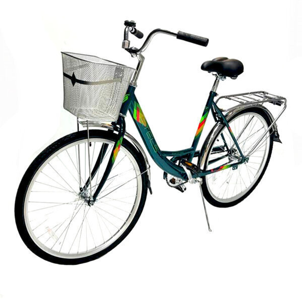 Велосипед 26" Stels Navigator-245C,р.19, Морская волна (корзинка)