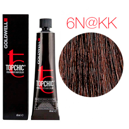 Goldwell Topchic 6N@KK темный блонд с интенсивно-медным сиянием 60 мл