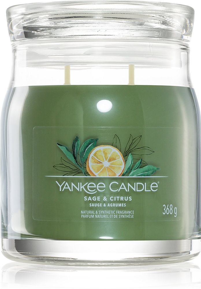 Yankee Candle Ароматическая свеча Signature Sage &amp; Citrus