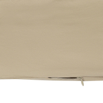 Комплект постельного белья из стираного перкаля бежево-серого цвета из коллекции essential, 200х220 см