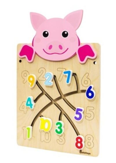 Настенный Бизиборд "Свинка"