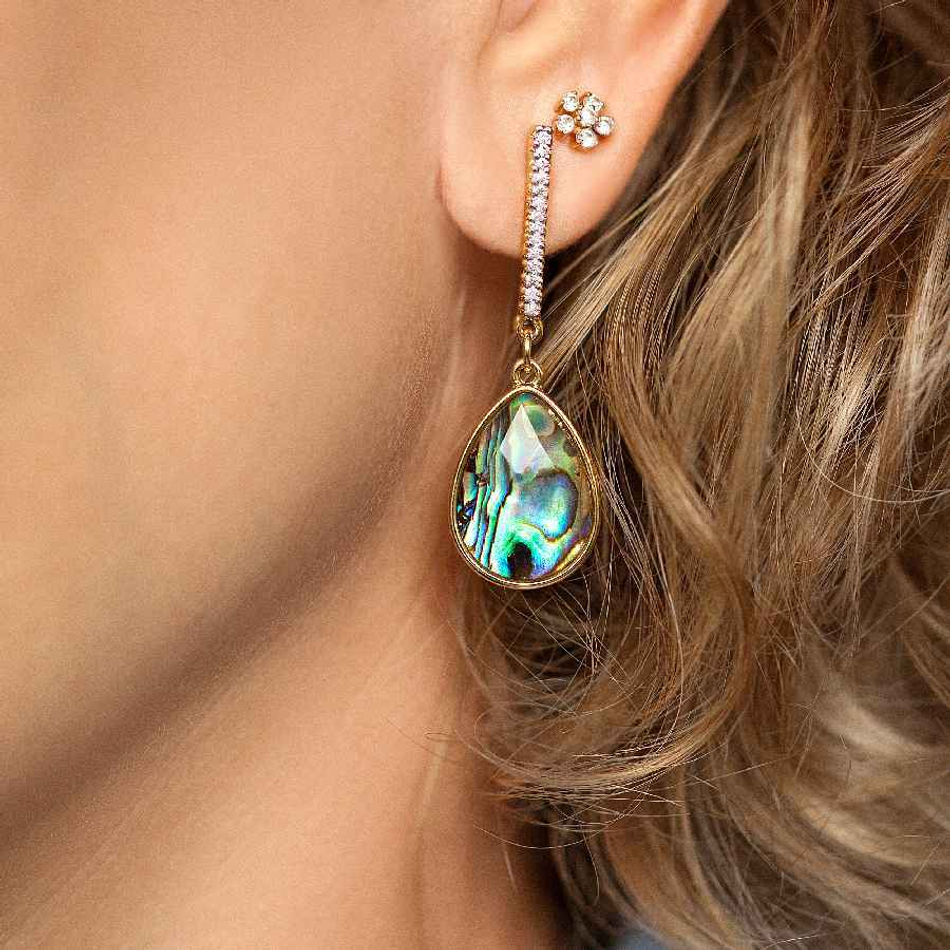 Серьги Possebon Abalone A9007.14 G
