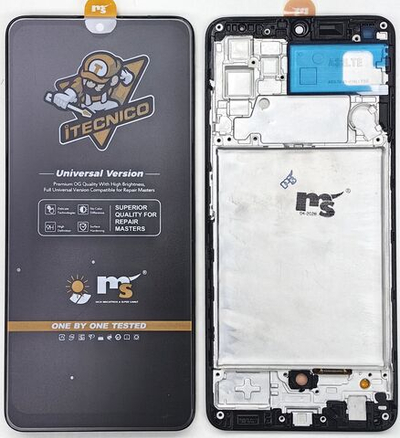 Дисплей Samsung A32 4G/ A325F рамка черная incell; бренд MS