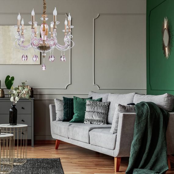 Подвесная люстра Divinare Carl 5124/14 LM-8