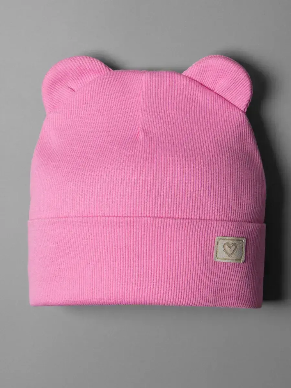 Шапка детская на осень с ушками