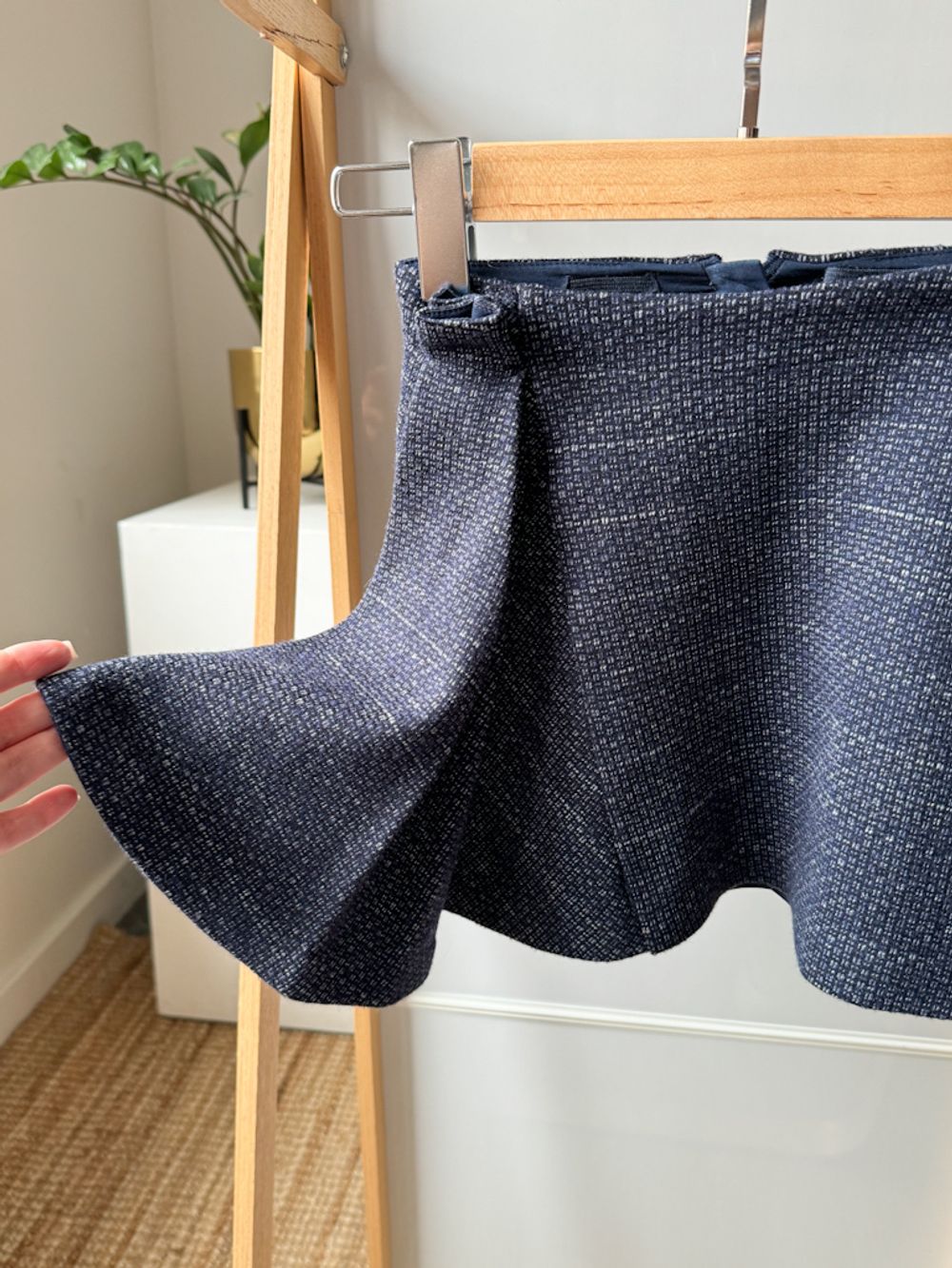 Юбка из шерсти с хлопком Christian Dior, 116