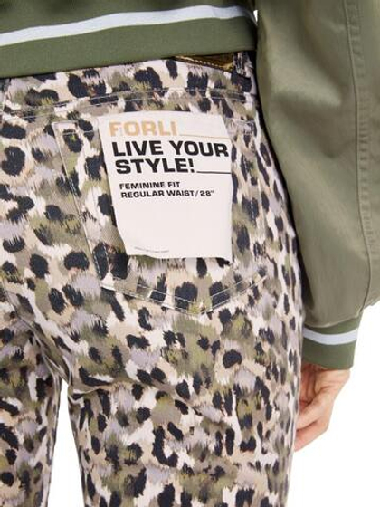 Marc Cain Джинсы укороченные с анималистичным принтом