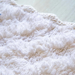 Коврик для ванной 60x100 Arya home Mary белый