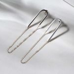 Серьги Catena с цепочкой