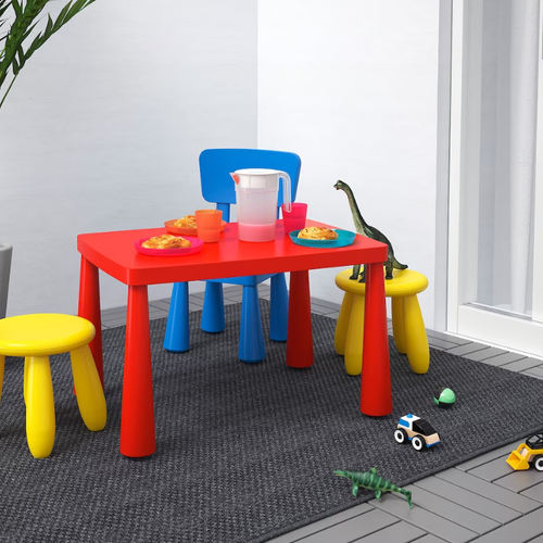 МАММУТ MAMMUT Детский столик 77х55 см красный