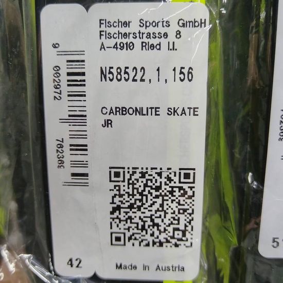 Беговые лыжи FISCHER Carbonlite Skate Hole JR IFP фото 22